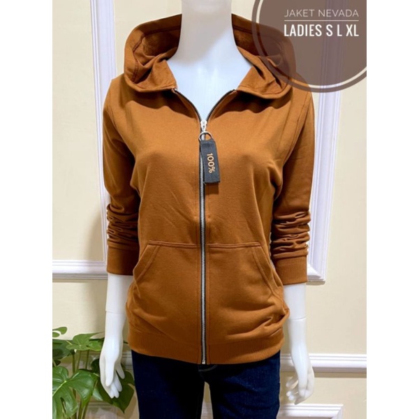 JAKET HOODIE ZIPPER WANITA NEVADA BRANDED MATAHARI MURAH JKTHDNVD15793