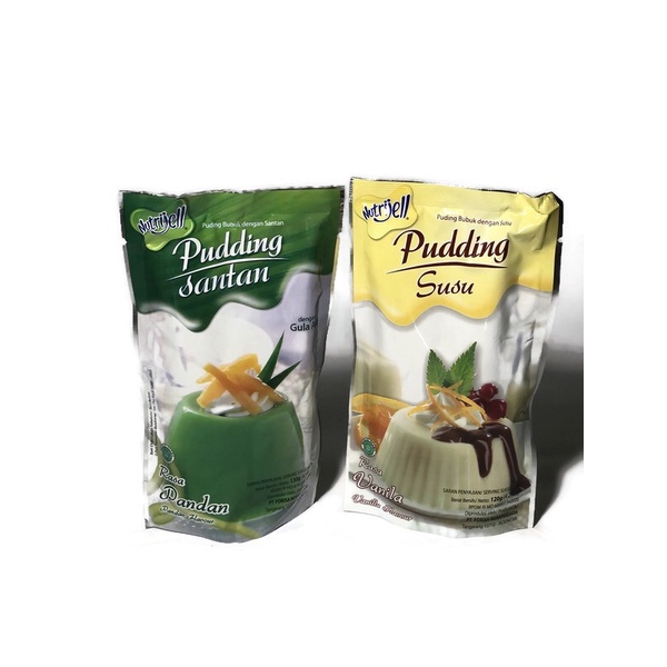 

Nutrijell Puding Pandan,Vanilla,Mangga,Coklat,Stroberi/Nutrijell/puding 120g