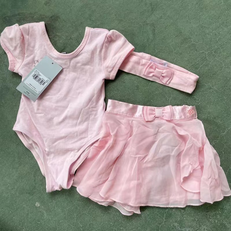 TU baju ballet anak perempuan balet rok tutu dress Leotard setelan 2-10th