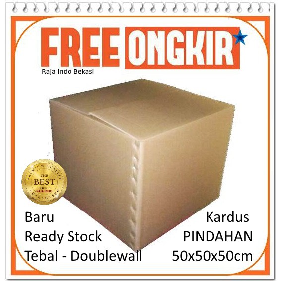 Kardus Pindahan Besar 50x50x50cm Dus Box Pindah Rumah Ready Stock