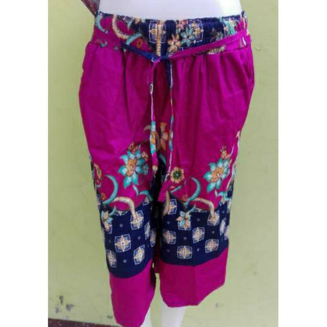 KULOT PENDEK WANITA/MOTIF BATIK/KULOT BATIK