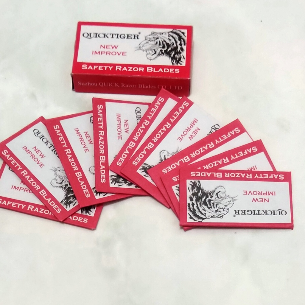 Silet Quick Tiger Isi 10 Pcs Alat Cukur Harian