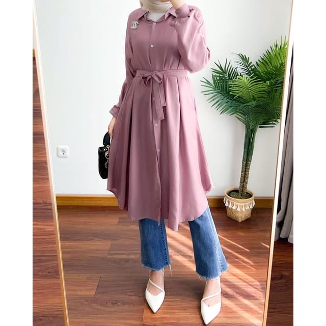 Tunik cheline - Tunik Wanita- Tunik Oversize