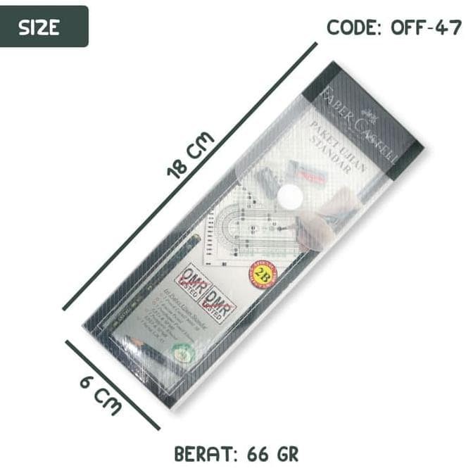 

Eklusif Paket Ujian Standard Faber Castell Alat Tulis Ujian (Off-47) Bergaransi