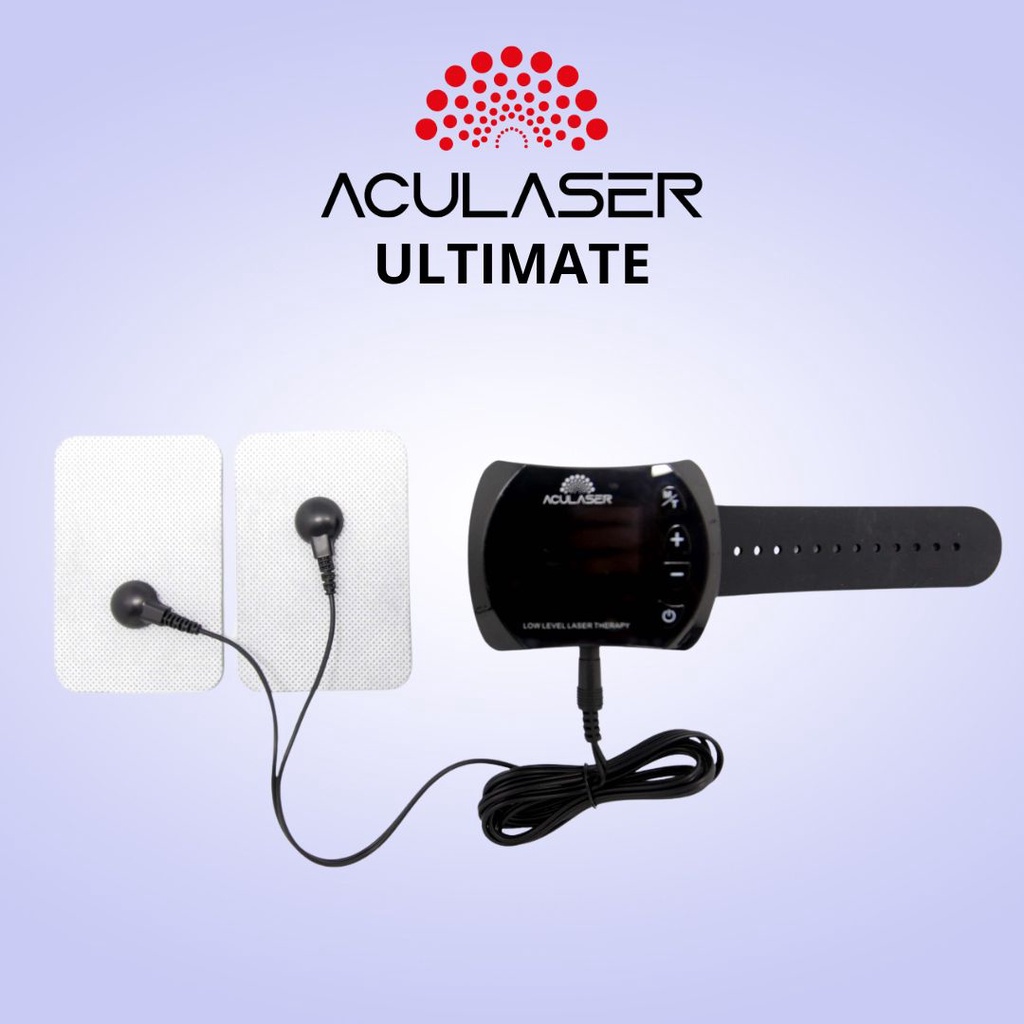 ACULASER ULTIMATE + NMES THERAPY DEVICE ORIGINAL 14 TITIK MATA LASER TERAPI TEKNOLOGI LASER MEMBANTU PEMULIHAN STROKE DIABETES HIPERTENSI KELUARGA DR LASER