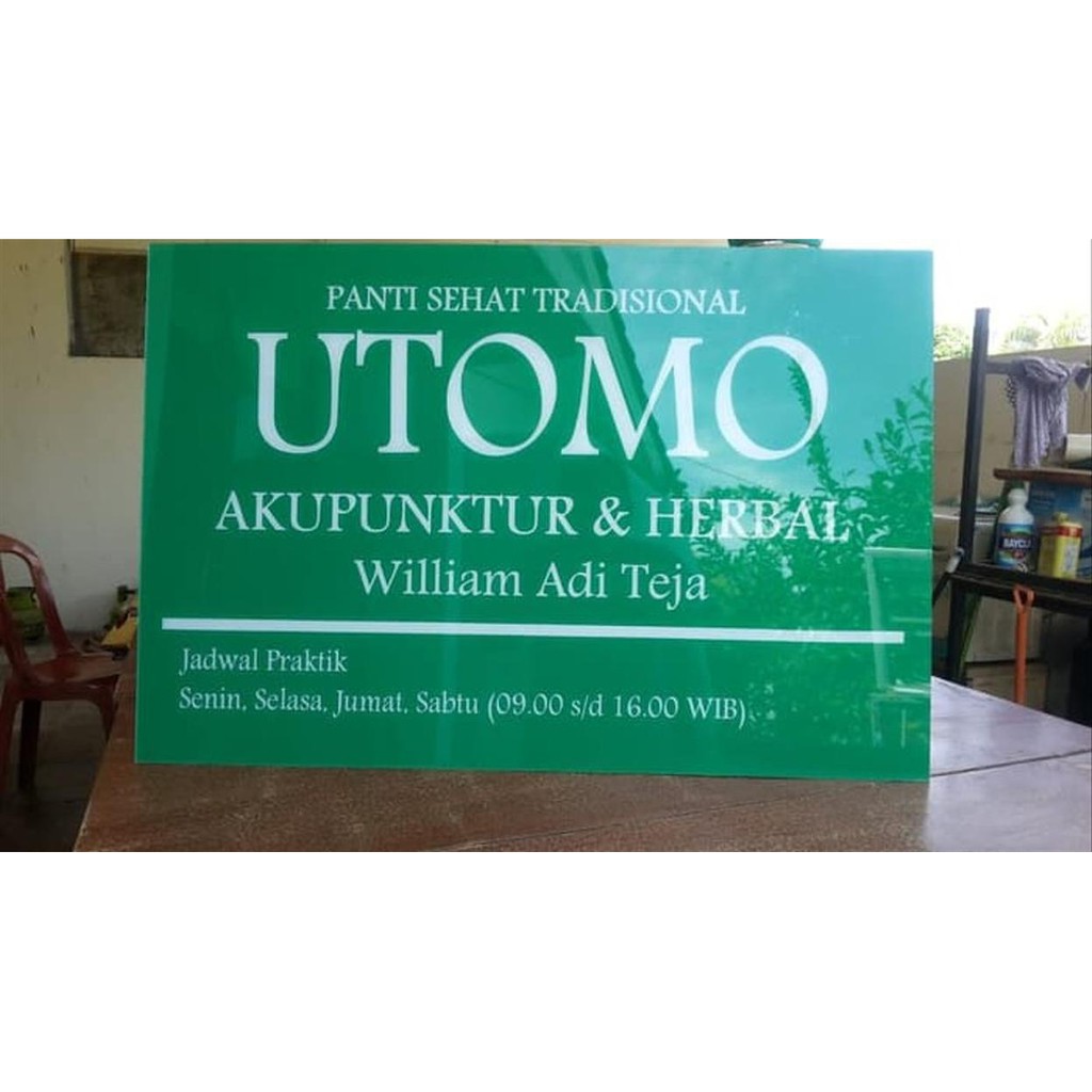 

READY New Produk Papan Nama Acrilic 90 x 60 ACL parts