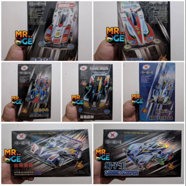 Mini4WD XINGHUI bix hitam biru by Mr. Oge