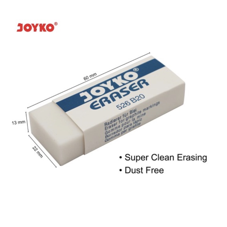 

Eraser / Penghapus Joyko 526-B20