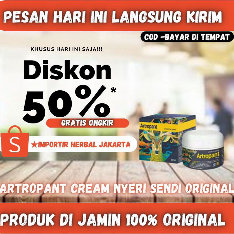 PROMO! Artropant BPOM Asli Obat Nyeri Sendi & Tulang - No. Paket