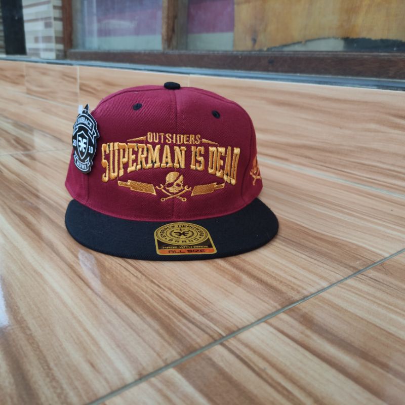 Topi snapback band metal superman is dead