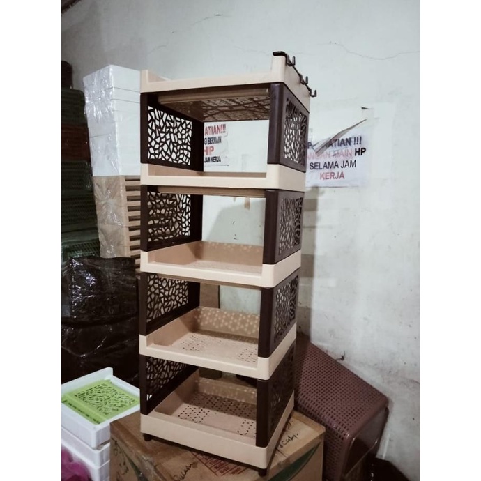 RAK PLASTIK RAK SERBAGUNA YOYO SUSUN 5