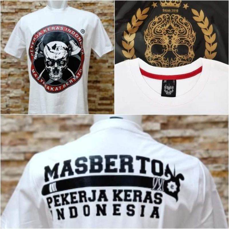 Kaos masberto pekerjakerasindonesiaORIGINAL