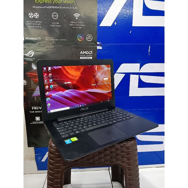asus a455ld intel core i3-4030 ram 4/500gb nvidia 920m 2gb semua normal