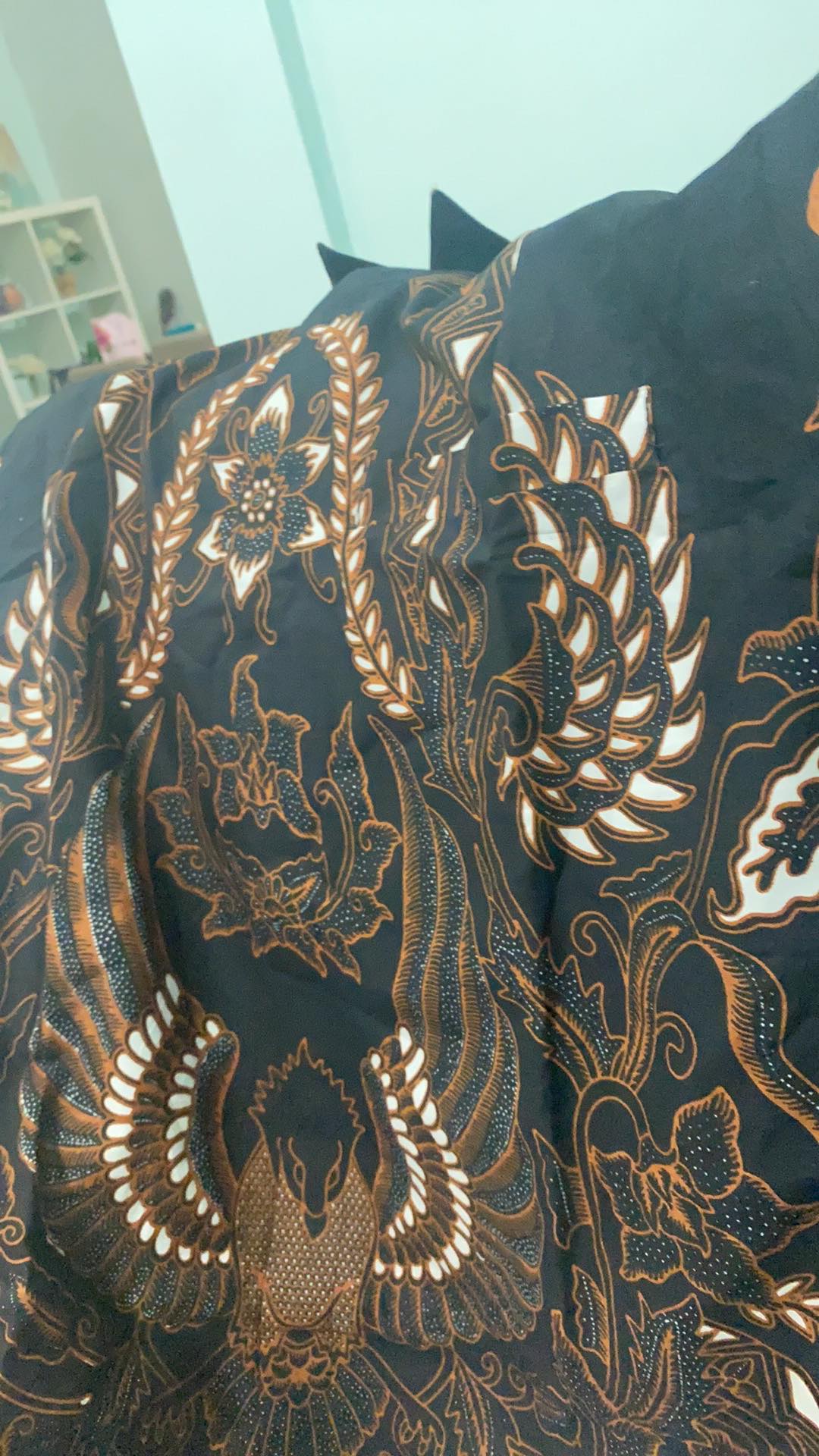 Astama Eksklusif Batik Solo Lengan Pendek Murah Bahan Katun Halus Batik Sogan Sragenan Full Furing