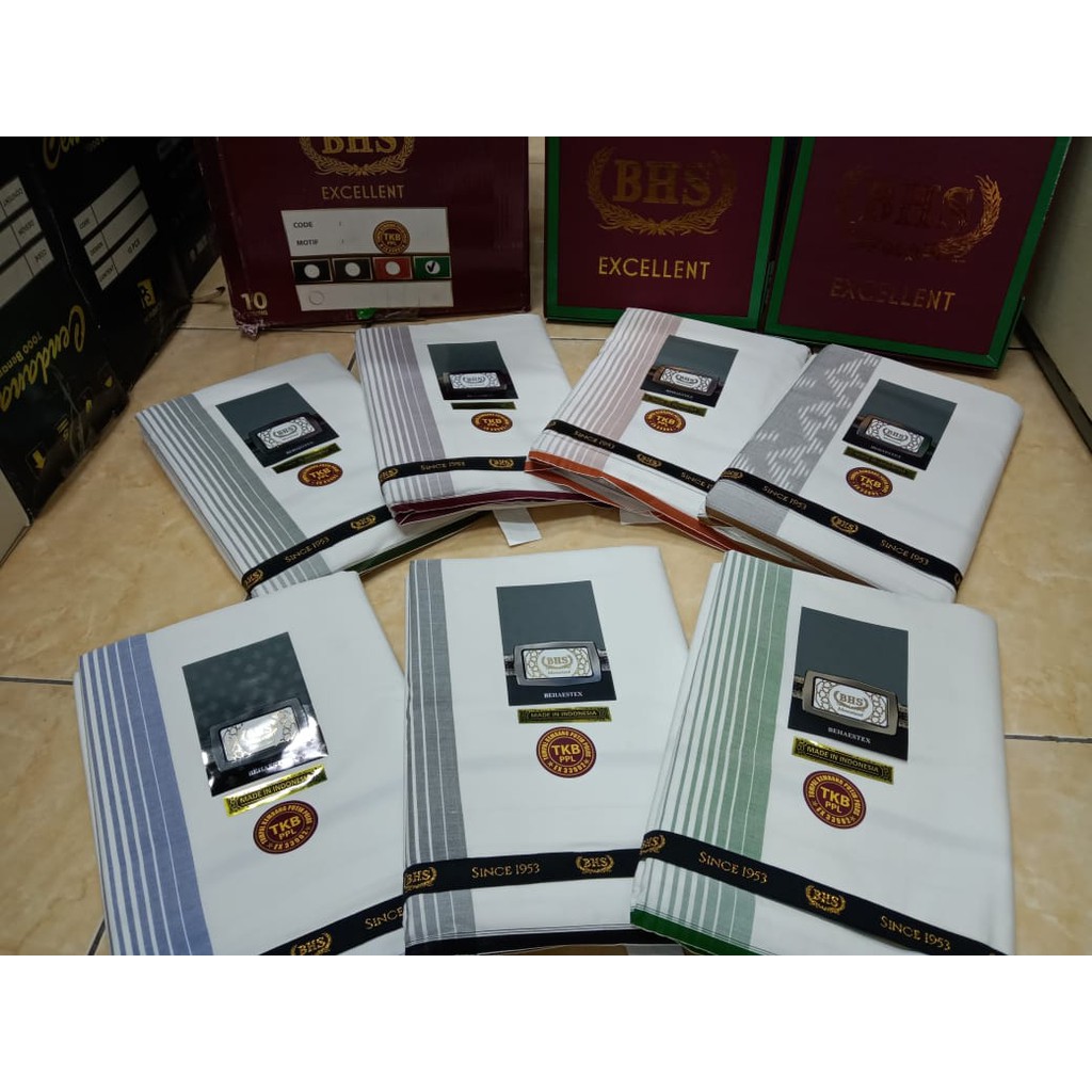 sarung bhs exelen khusus putih salur