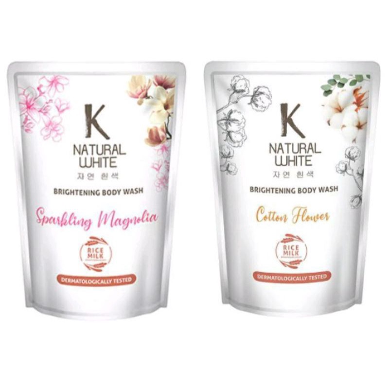K NATURAL WHITE BODY WASH 450ml