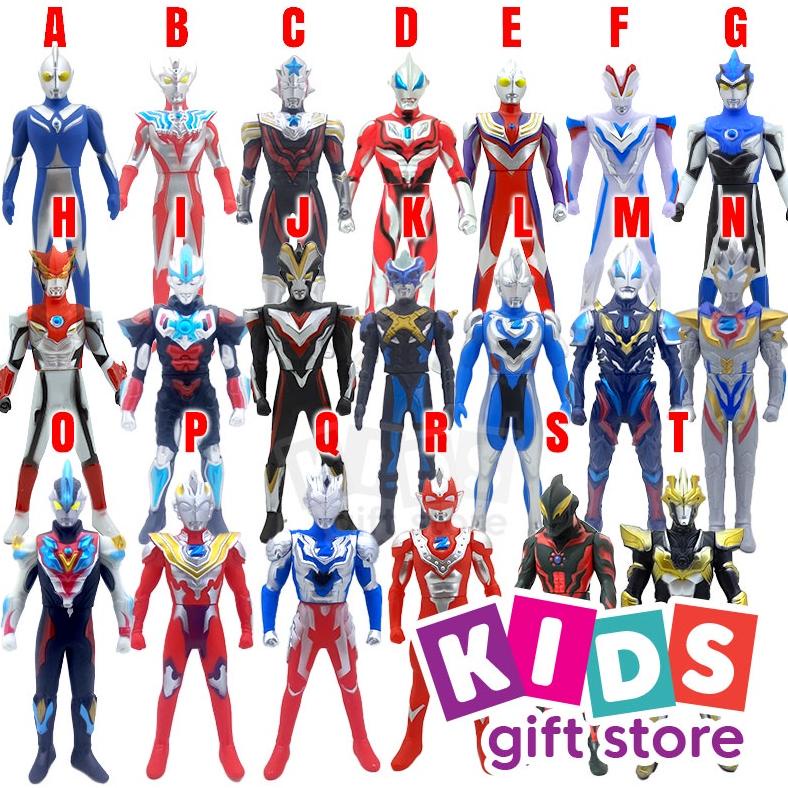 Ultra Series Ultraman Fuma Taiga Titus Tregear Tiga Victory Rosso Blu Figure - Mainan Figur