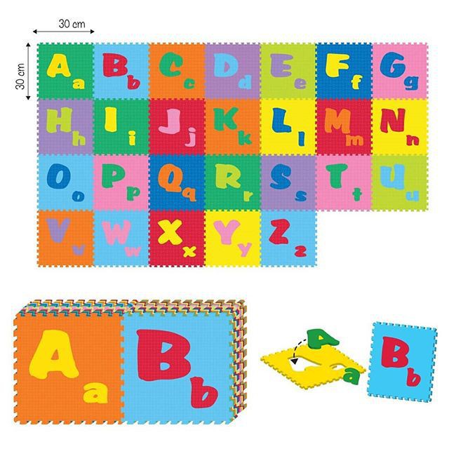 Evamat Puzzle Alfabet (30 x 30 cm)