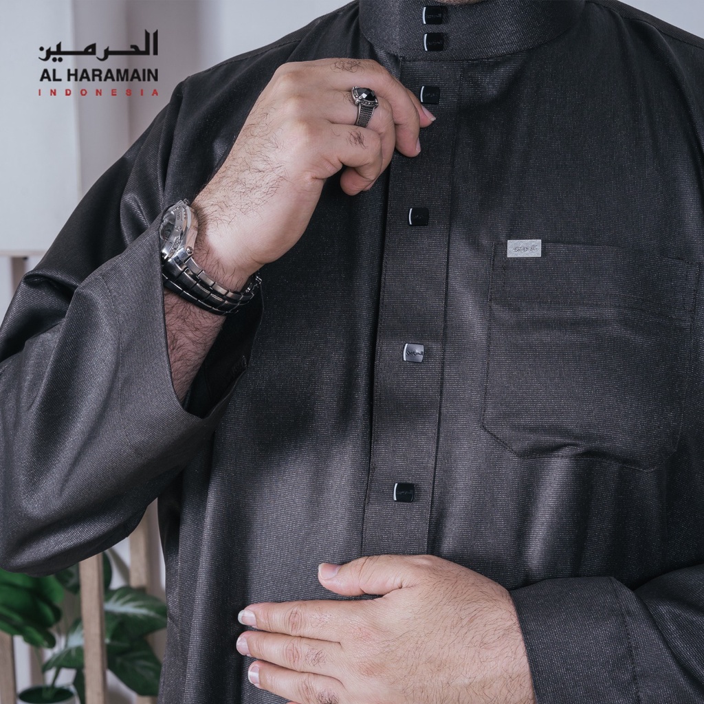 Jubah Al Haramain / Gamis Pria Dewasa Premium Woll Non Manset