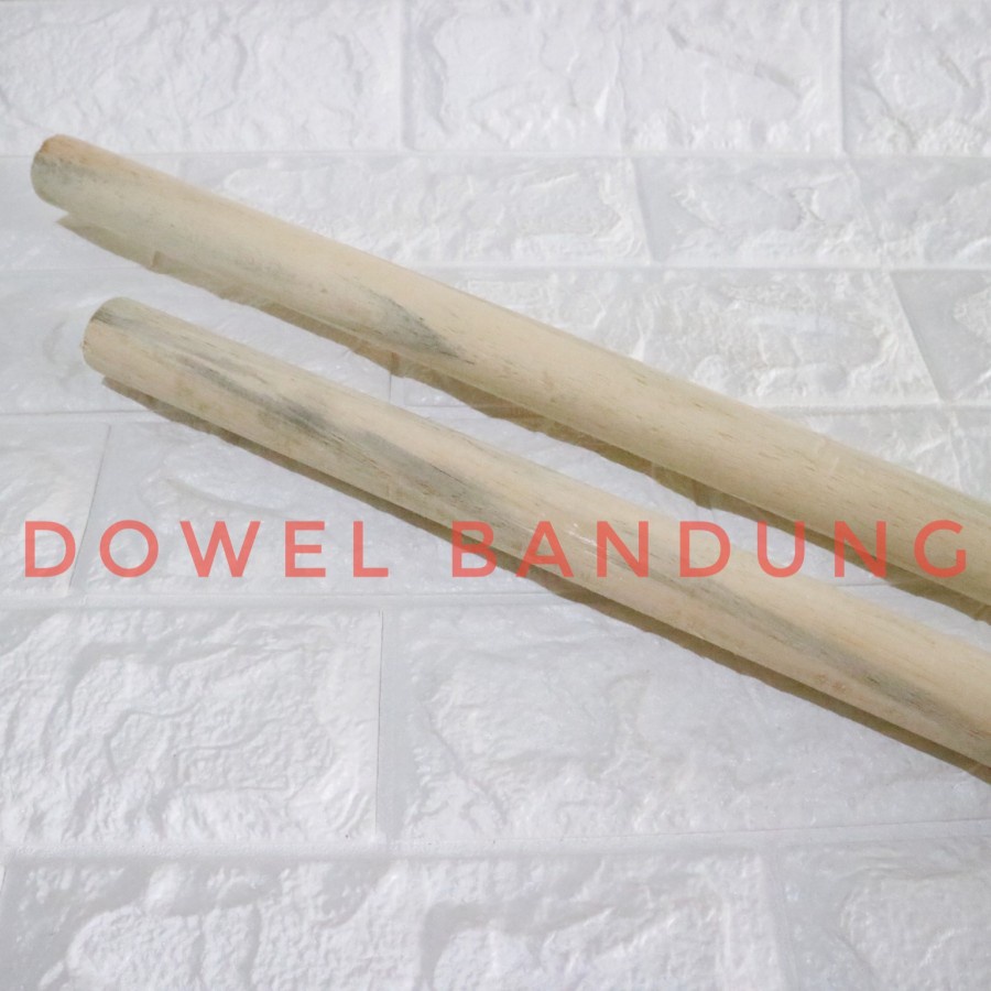 Dowel Kayu Jati Belanda Diameter 25 mm Panjang 120 cm Kayu Dowel