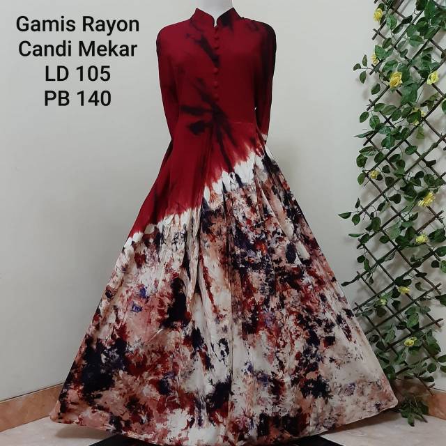 Gamis bahan TWILL RAYON