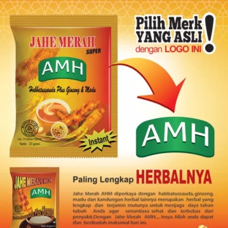 

TRADISIONALMINUMAN- JAHE MERAH AMANAH / JAHE MERAH AMANAH AMH / JAHE MERAH AMH RENCENG -MINUMAN-