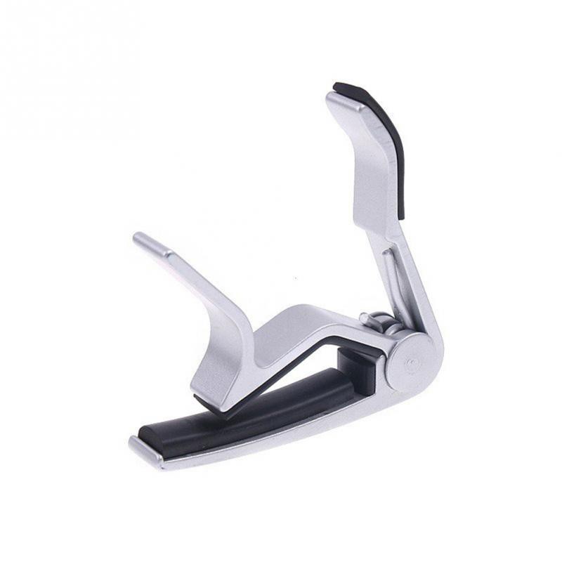 Capo Gitar jepit Aluminium Alloy / Guitar Quick Change Capo / Silver