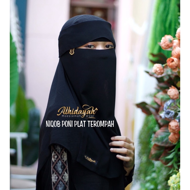 Niqob Poni Plat Terompah | Matt Opsional | Niqob Niqab Bandana Wolfis Terbaru