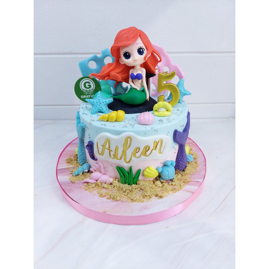 

cake mermaid / kue ulang tahun mermaid