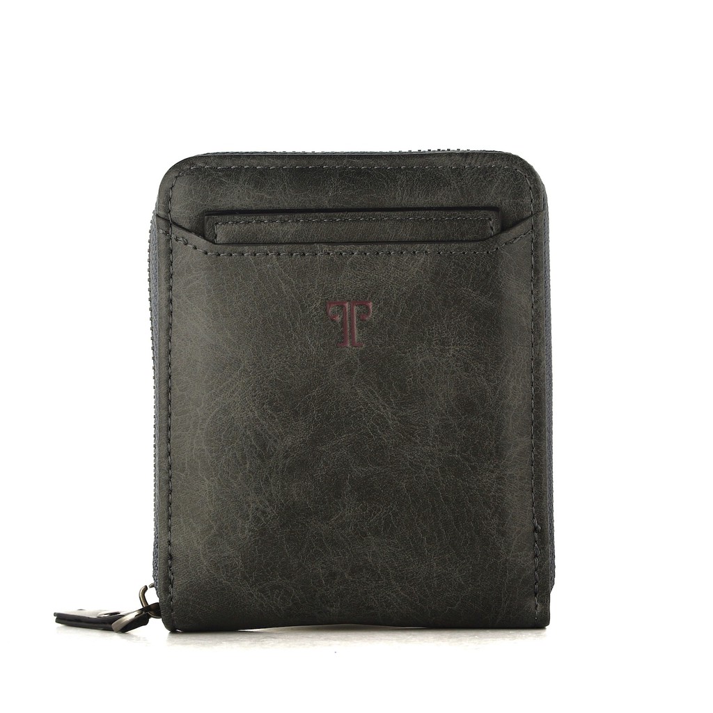 TOKOKOE - Dompet Pria Wanita Bahan Kulit Original - Troy - Classic Horo Avero-Horo Abu Tua