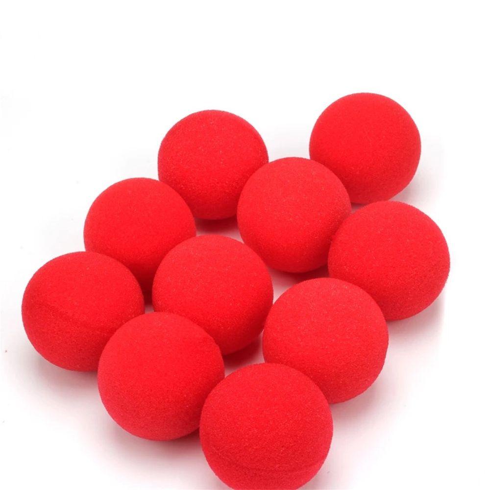 Needway Finger Sponge Ball Magic Aksesoris Penyihir Klasik Melingkar 2.5cm /3.5cm /4.5cm Spons Besar Trik Sulap Close-Up