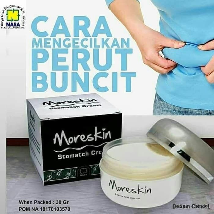 CREAM PENGECIL PERUT - MORESKIN STOMATCH CREAM NASA