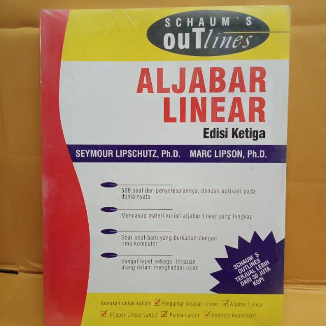 Schaum outline aljabar linear
