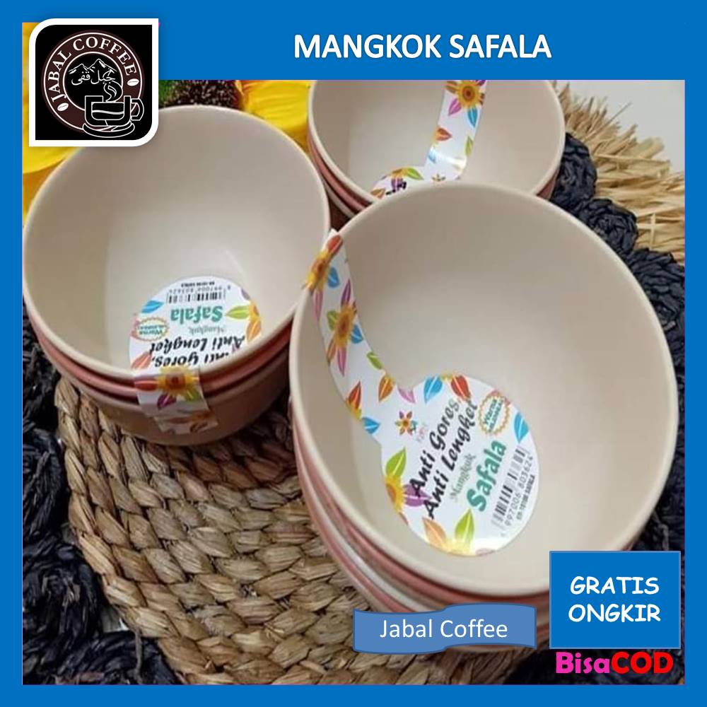 Mangkok Plastik Tebal / Mangkok Safala  / Mangkok Motif / Mangkuk Warna