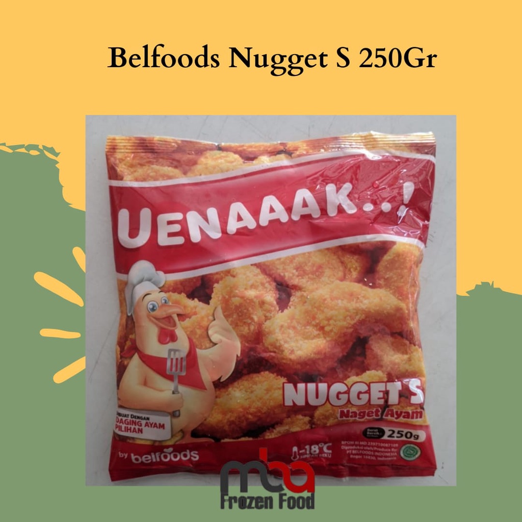 Belfoods Nugget S 250Gr - FROZEN FOOD