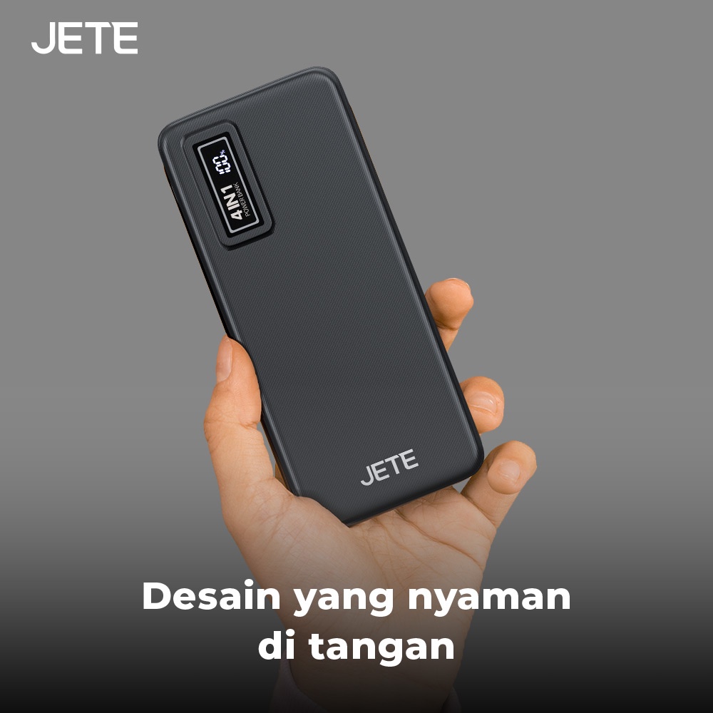 Power Bank 20000 MaH Powerbank with Built In Cable 22,5W JETE B5 - Garansi 2 Tahun
