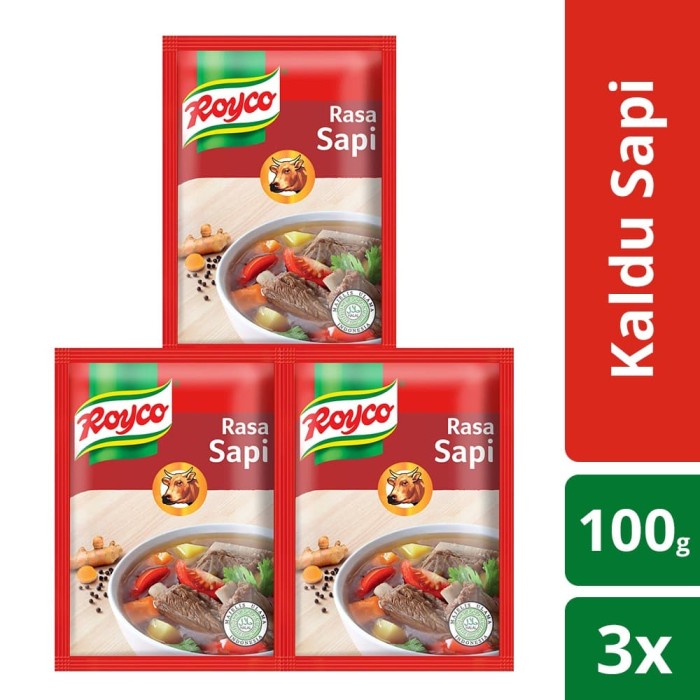 

PROMO Royco Bumbu Kaldu Sapi 100G isi 3