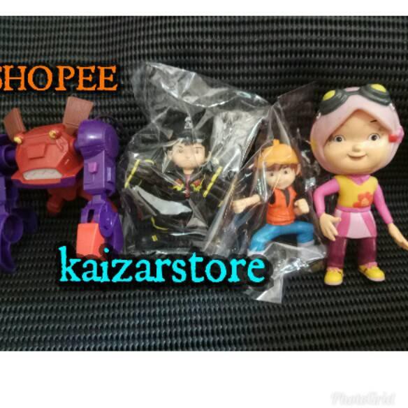 Ready Stok MRWZV Mainan Boboiboy Galaxy Action Figure Chaki Kids Meal MCD Boboboy Yaya Gopal Ying Fa
