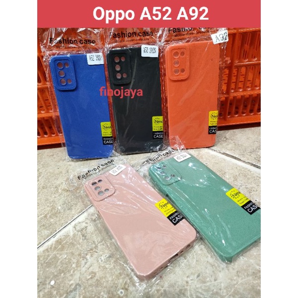 Softcase Oppo A52 A92 A72 Silikon Casing Selicon Case Macaron Pro Camera