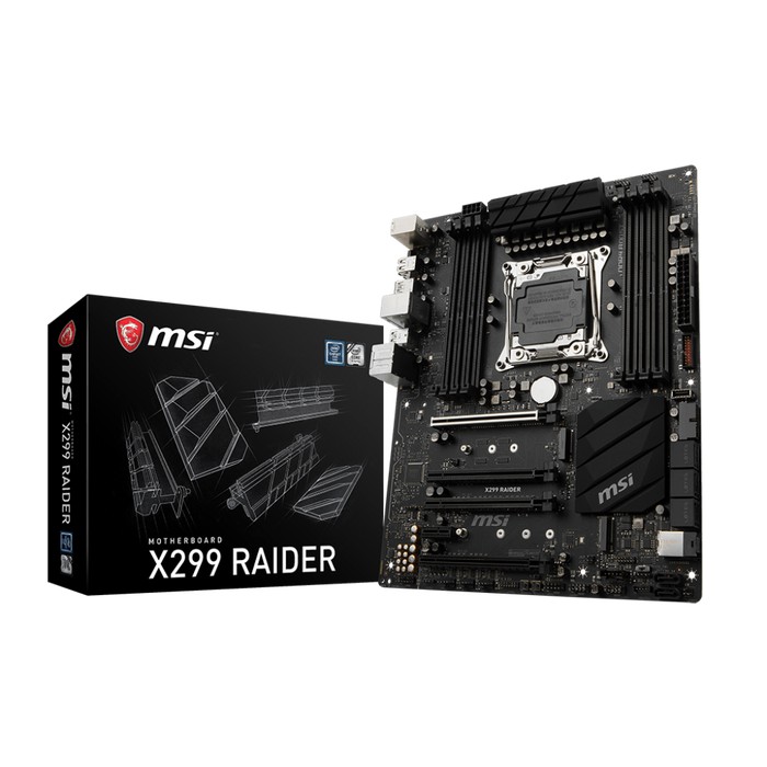 "MSI X299 Raider Intel socket 2066"