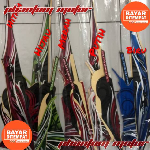 STRIPING LIS STIKER MIO SOUL KARBU 2009