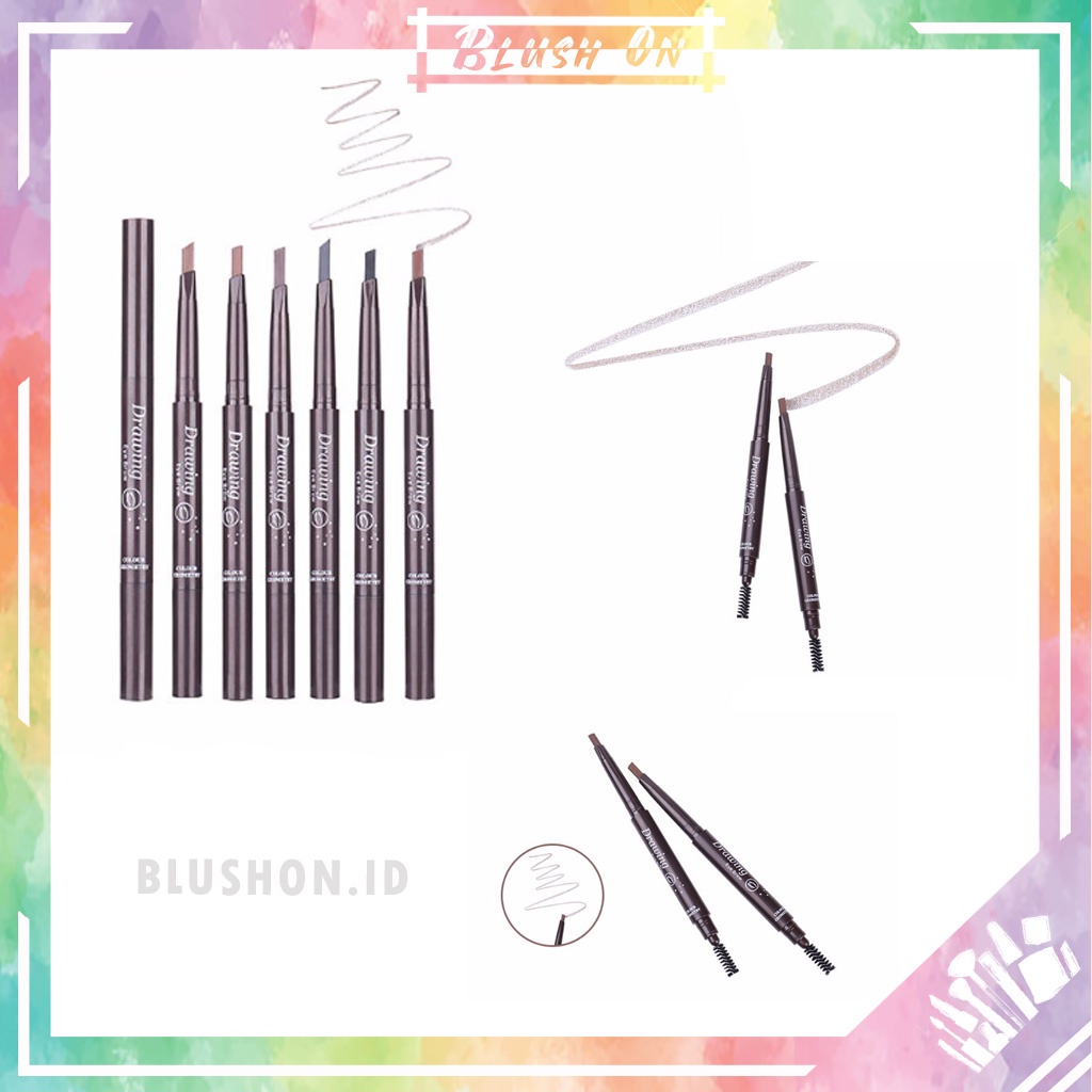 LAMEILA Pensil Alis Anti Air Double Heads Waterproof Eyebrow Pencil 783