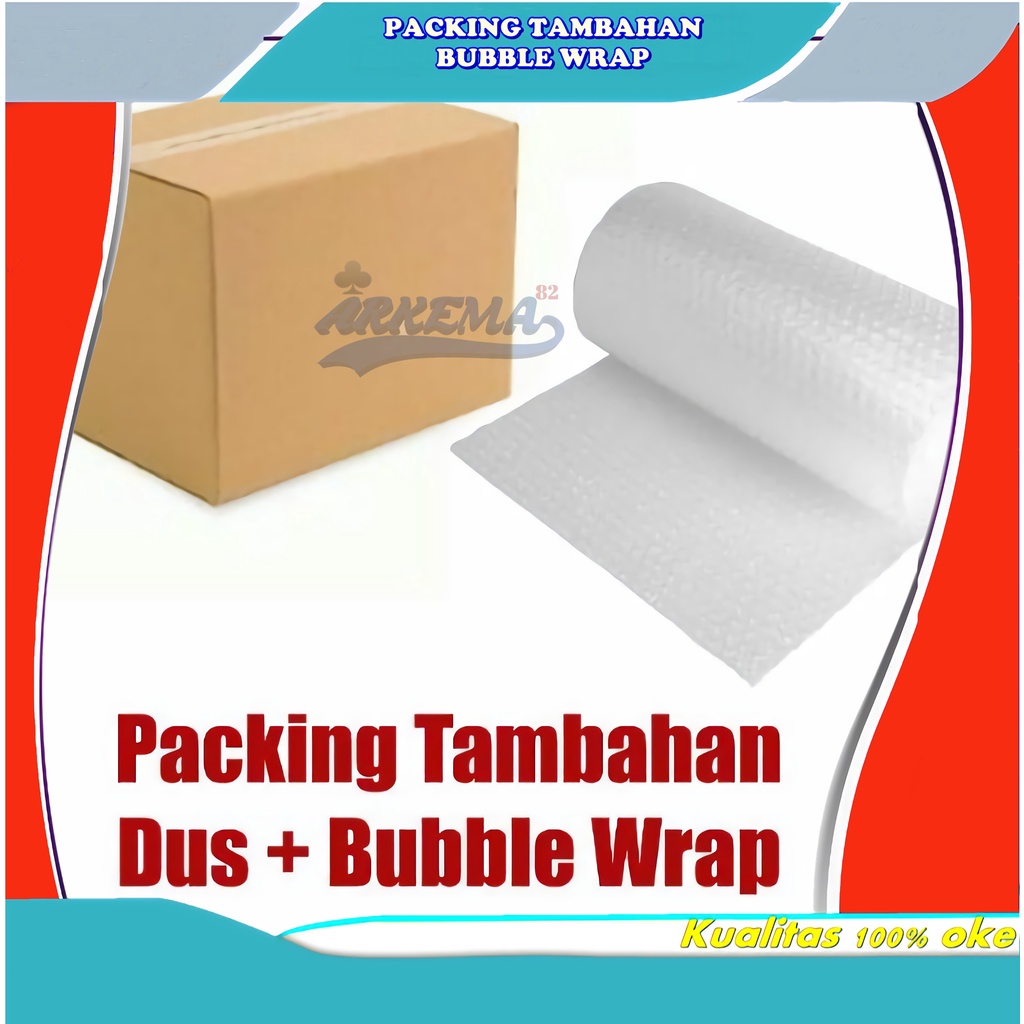 BUBBLEWRAP PAKING TAMBAHAN | BUBBLE PENGAMAN BARANG PAKING | BUBBLE WRAP