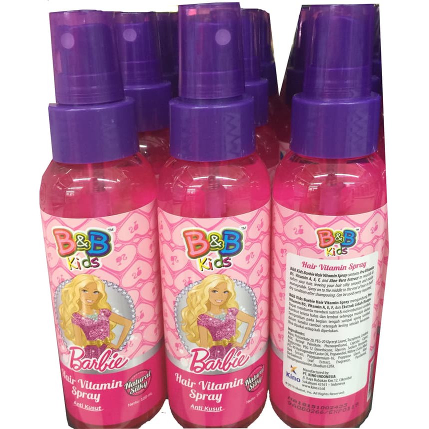 Jual Vitamin Rambut Minyak Rambut Minyak Kemiri B B Barbie Hair Vitamin Spray Rambut Anak Anak Barbie Indonesia Shopee Indonesia
