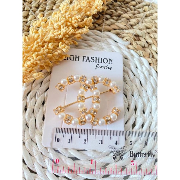 Bros chanel ,( Bisa COD) bross channel, bros channel, bross hijab , bross bahu, bros chanel-CHN C Gold