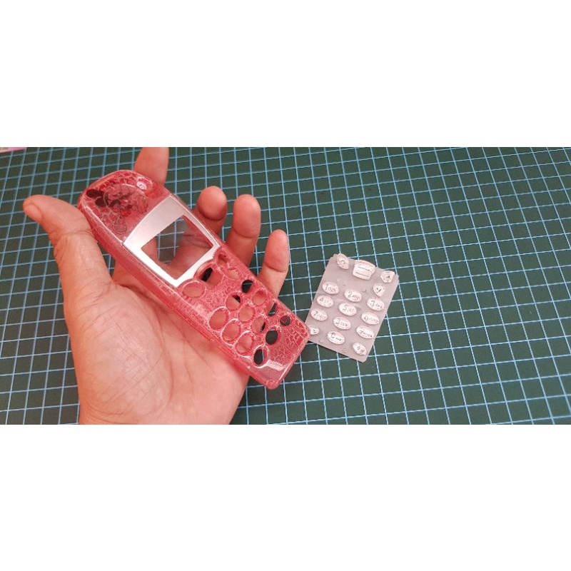 casing depan nokia 5110 semi transparan motif warna