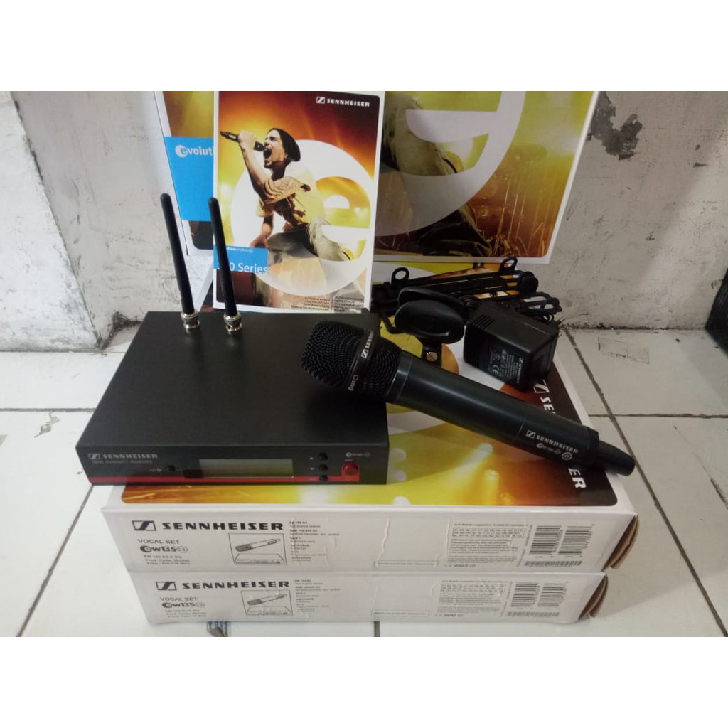 MIKROFON Mic Wireless Sennheiser EW 135 G3 ATAU EW135G3 ATAU EW100 G3 ISI 1 MIC PEGANG