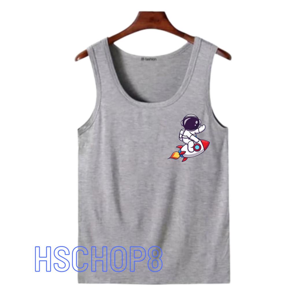 Singlet Anak baju kaos anak Logo ASTRONOT Unisex Ideal Usia 2-16th Singlet Anak Anak Pakaian Anak Unisex Cowo Cewe