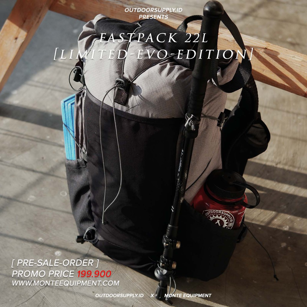 [ NEW ARRIVALS ] MONTE EQUIPMENT FASTPACK 22L – LIMITED-EVO-EDITION