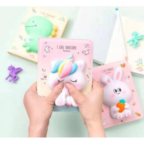 

Animal unicorn dekompresi squishy notebook diary 92C110